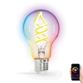 LED RGBW Aptumšojama spuldze FILAMENT A60 E27/4,9W/230V 2700K Wi-Fi - Aigostar
