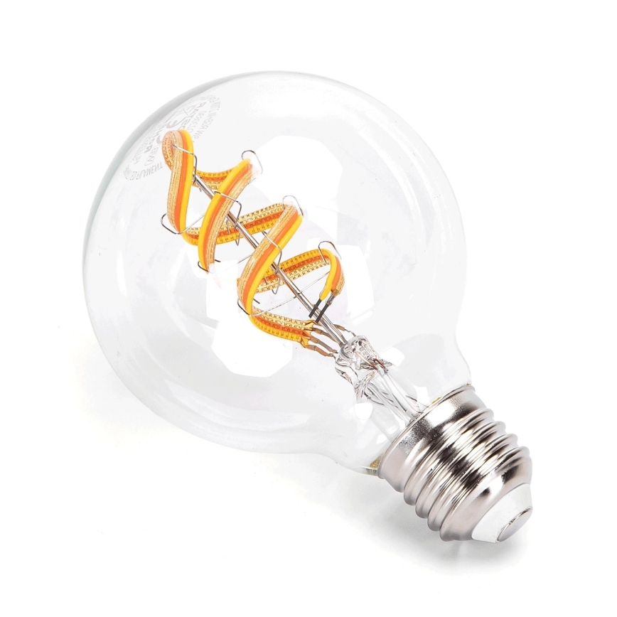 LED RGBW Aptumšojama spuldze FILAMENT G80 E27/4,9W/230V 2700K Wi-Fi - Aigostar