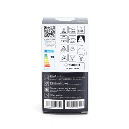 LED RGBW Aptumšojama spuldze G45 E14/5W/230V 3000-6500K Wi-Fi - Aigostar
