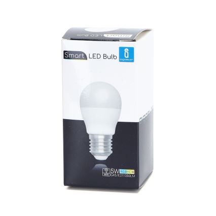 LED RGBW Aptumšojama spuldze G45 E27/5W/230V 3000-6500K Wi-Fi - Aigostar