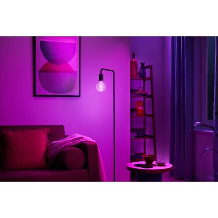 LED RGBW Aptumšojama spuldze G95 E27/6,3W/230V 2200-6500K Wi-Fi - WiZ