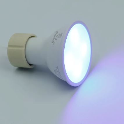 LED RGBW Aptumšojama spuldze GU10/4,5W/230V 2700-6500K Wi-Fi Tuya