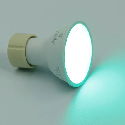 LED RGBW Aptumšojama spuldze GU10/4,5W/230V 2700-6500K Wi-Fi Tuya