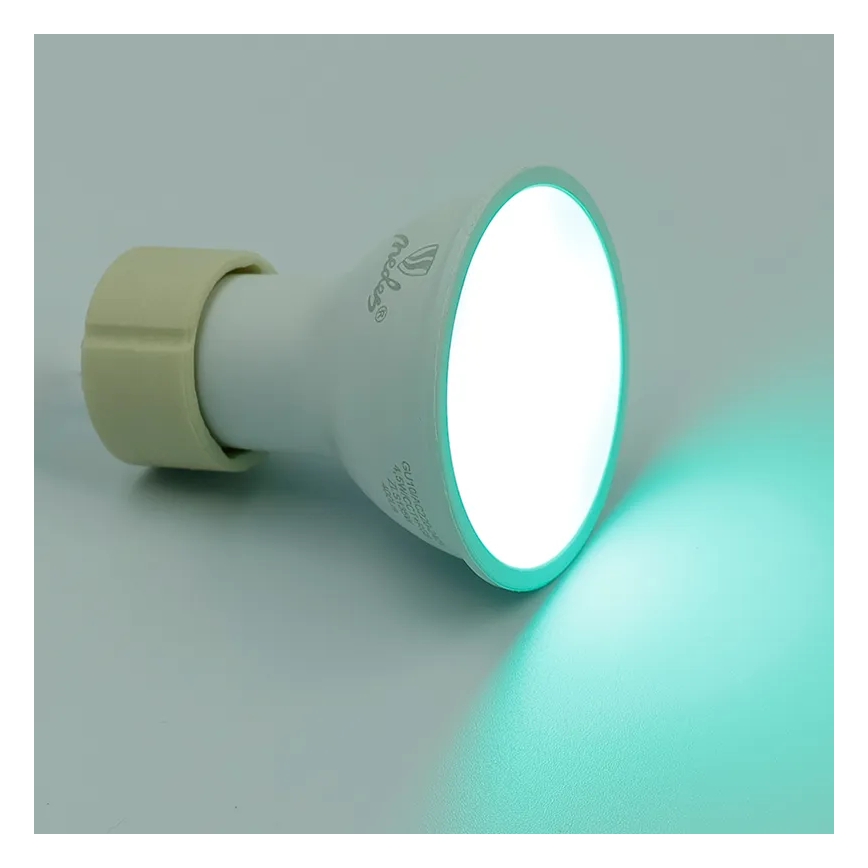 LED RGBW Aptumšojama spuldze GU10/4,5W/230V 2700-6500K Wi-Fi Tuya