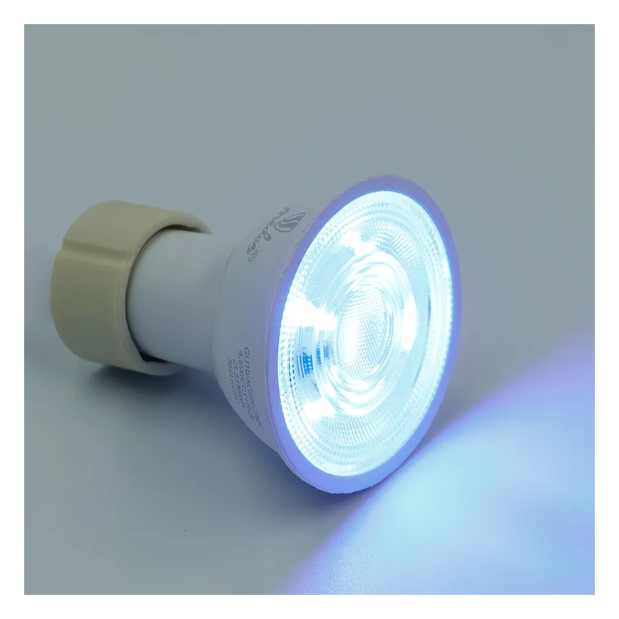 LED RGBW Aptumšojama spuldze GU10/4,5W/230V 2700-6500K Wi-Fi Tuya