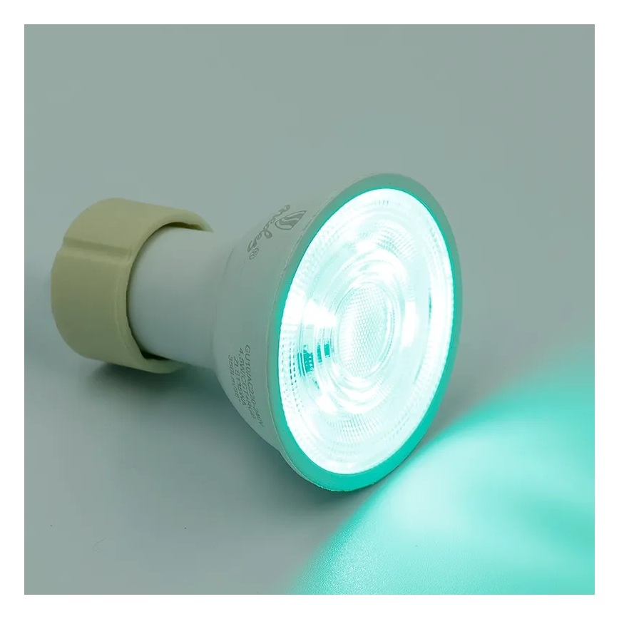 LED RGBW Aptumšojama spuldze GU10/4,5W/230V 2700-6500K Wi-Fi Tuya