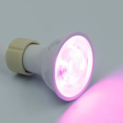 LED RGBW Aptumšojama spuldze GU10/4,5W/230V 2700-6500K Wi-Fi Tuya