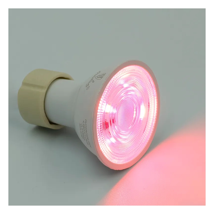 LED RGBW Aptumšojama spuldze GU10/4,5W/230V 2700-6500K Wi-Fi Tuya