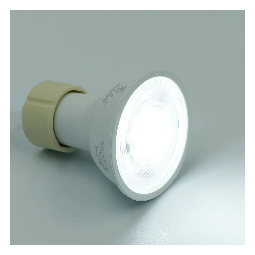 LED RGBW Aptumšojama spuldze GU10/4,5W/230V 2700-6500K Wi-Fi Tuya