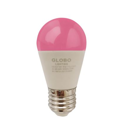 LED RGBW Aptumšojama spuldze E27/6W/230V 3000K + tālvadības pults - Globo