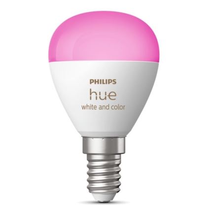 LED RGBW Aptumšojama spuldze Philips Hue White And Color Ambiance P45 E14/5,1W/230V 2000-6500K