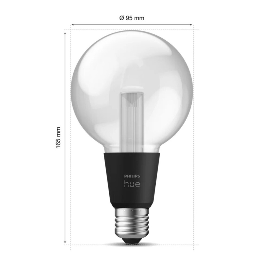 LED RGBW Aptumšojama spuldze Philips Hue White And Color Ambiance E27/6,8W/230V 2000-6500K