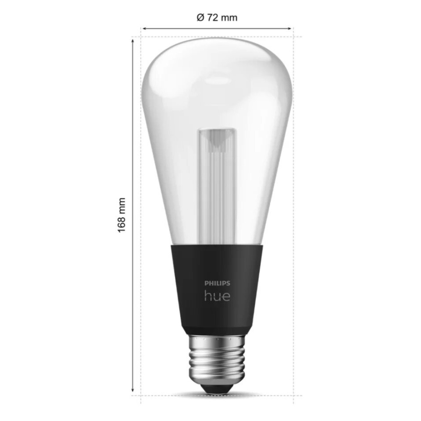 LED RGBW Aptumšojama spuldze Philips Hue White And Color Ambiance E27/6,8W/230V 2000-6500K