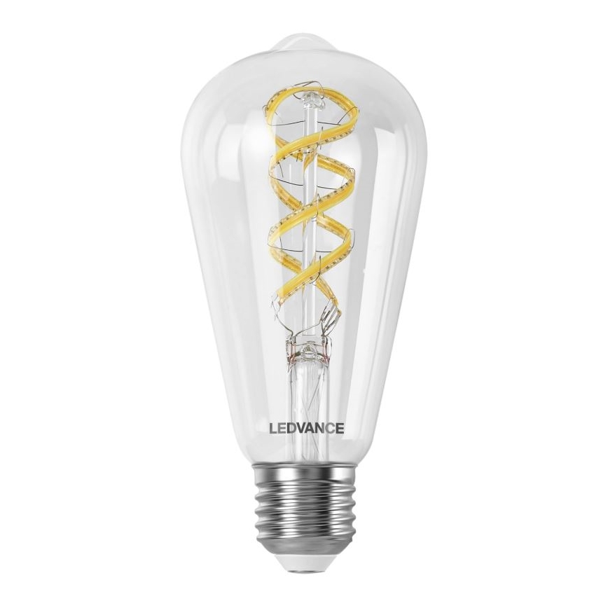 LED RGBW Aptumšojama spuldze SMART+ FILAMENT EDISON ST64 E27/4,8W/230V 2700-6500K Wi-Fi - Ledvance