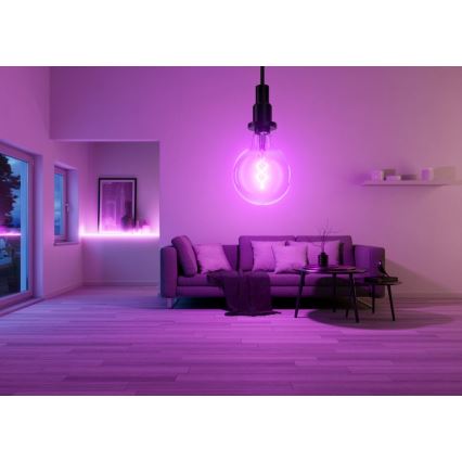 LED RGBW Aptumšojama spuldze SMART+ FILAMENT E27/4,8W/230V 2700-6500K Wi-Fi - Ledvance