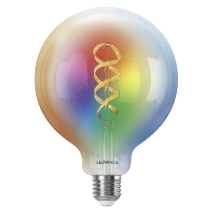 LED RGBW Aptumšojama spuldze SMART+ FILAMENT E27/4,8W/230V 2700-6500K Wi-Fi - Ledvance