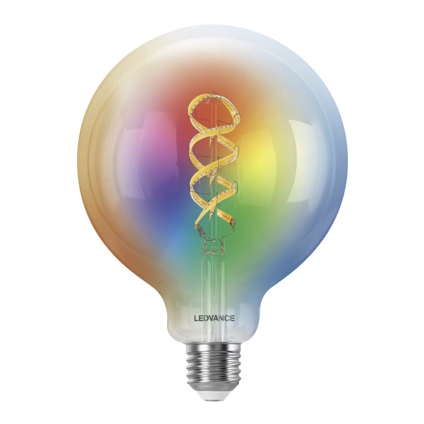 LED RGBW Aptumšojama spuldze SMART+ FILAMENT E27/4,8W/230V 2700-6500K Wi-Fi - Ledvance
