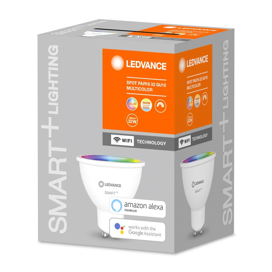 LED RGBW Aptumšojama spuldze SMART+ GU10/5W/230V 2700K-6500K Wi-Fi - Ledvance