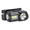 LED RGBW Aptumšojama uzlādējams galvas lampa USB LED/3W/5V IP43 190 spīdīgs 24 h 750 mAh