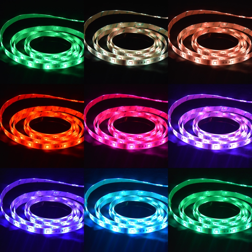 LED RGBW Aptumšojama vannas istabas josla LED/7,5W/12V IP65 3m Wi-Fi Tuya