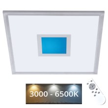 LED RGBW Aptumšojams panelis LED/24W/230V 3000-6500K + tālvadības pults