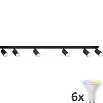 LED RGBW Aptumšojams punktveida gaismeklis ANGIE 6xGU10/6,5W/230V 2700-6500K
