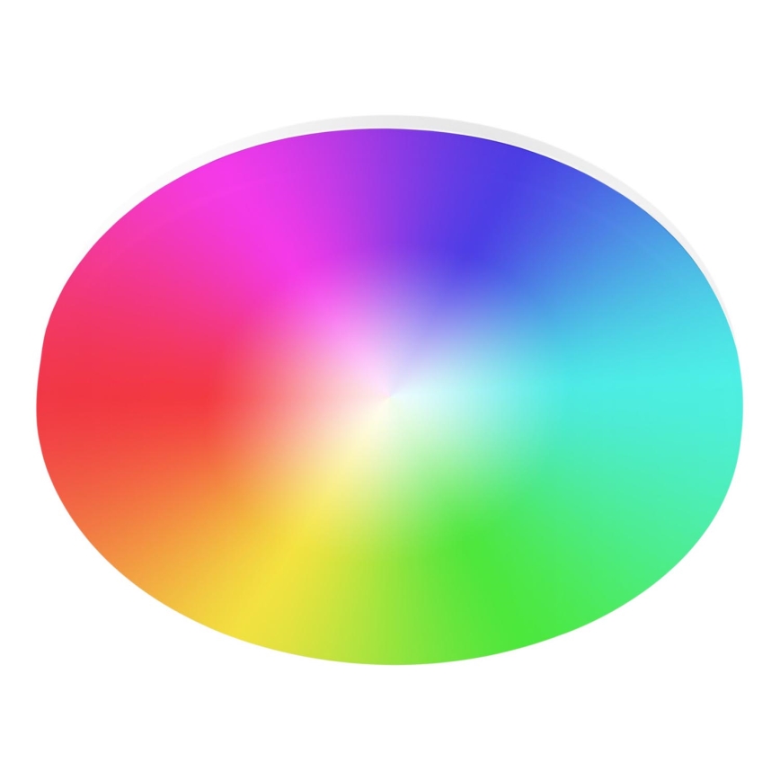 LED RGBW aptumšojams vannas istabas griestu gaismeklis LED/24W/230V 3000-6500K Ø 33 cm IP54 balts Wi-Fi