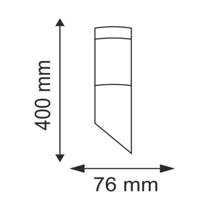 LED RGBW dimmējams āra sienas gaismeklis LIVIA 1xE27/6,5W/230V 2700-6500K Wi-Fi IP44 sudraba