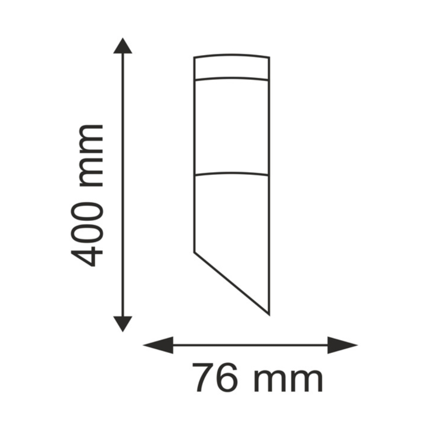 LED RGBW dimmējams āra sienas gaismeklis LIVIA 1xE27/6,5W/230V 2700-6500K Wi-Fi IP44 sudraba