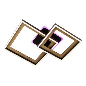 LED RGBW ar regulējamu spilgtumu griestu gaismeklis LED/75W/230V 3000-6500K + tālvadības pults