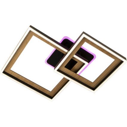 LED RGBW ar regulējamu spilgtumu griestu gaismeklis LED/75W/230V 3000-6500K + tālvadības pults