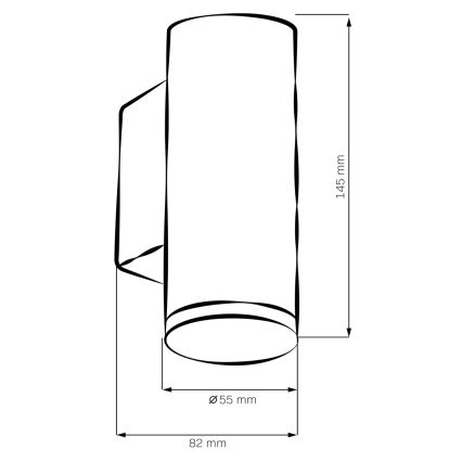 LED RGBW ar regulējamu spilgtumu vannas istabas sienas gaismeklis TURYN 1xGU10/6W/230V 3000K Wi-Fi IP44 balts