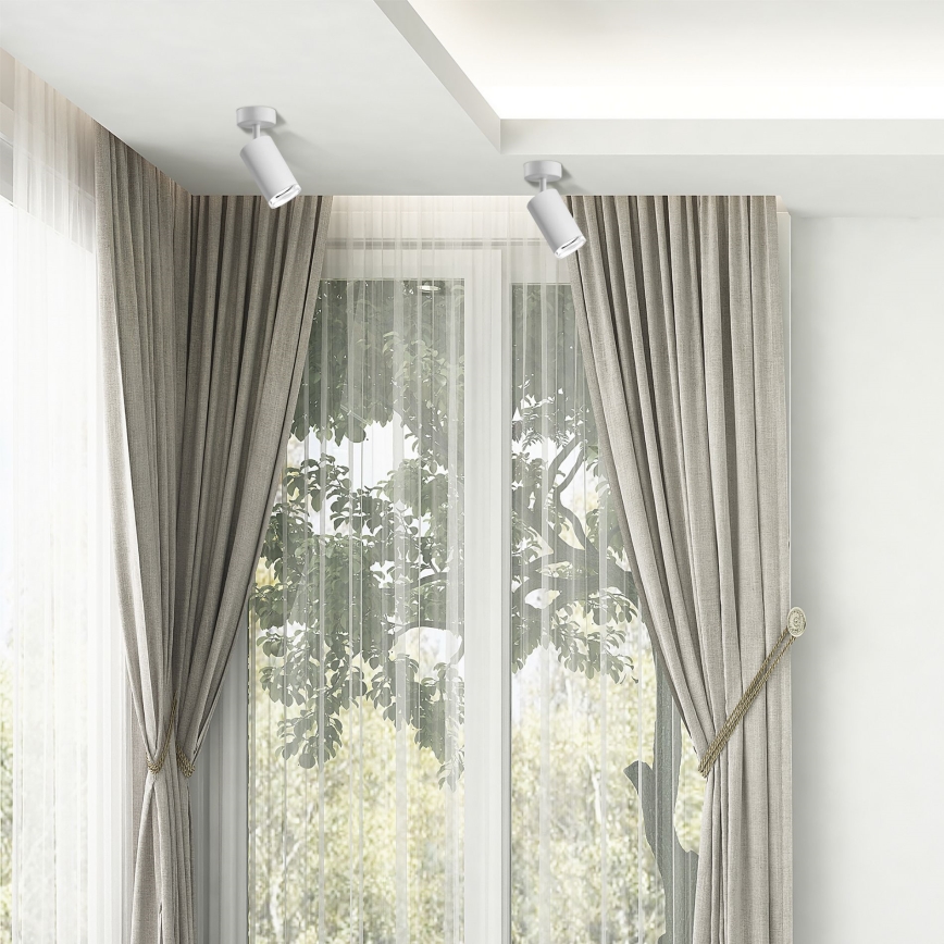 LED RGBW aptumšojams vannas istabas spota gaismeklis TURYN 1xGU10/6W/230V 3000K IP44 balta + tālvadība