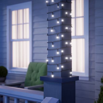 Nanoleaf - LED RGBW Āra Ziemassvētku virtene ESSENTIALS 250xLED 2x10m 2700-6500K Wi-Fi IP44