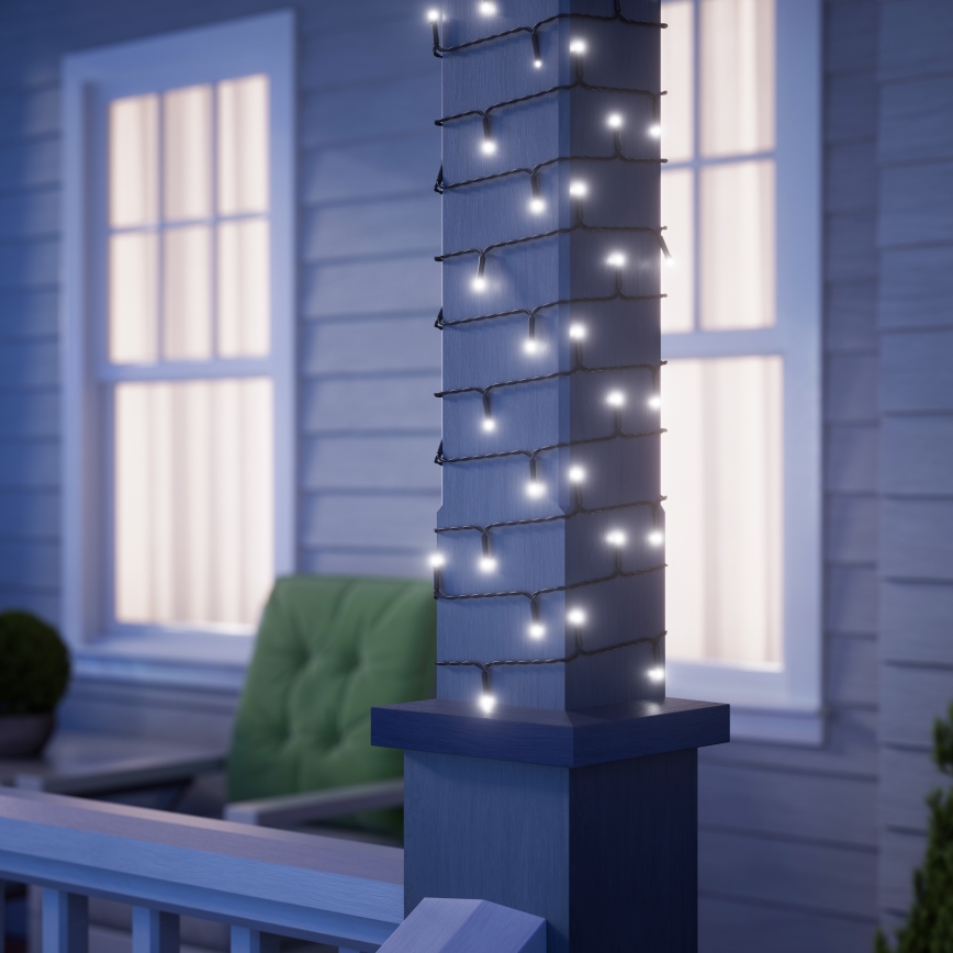 Nanoleaf - LED RGBW Āra Ziemassvētku virtene ESSENTIALS 250xLED 2x10m 2700-6500K Wi-Fi IP44