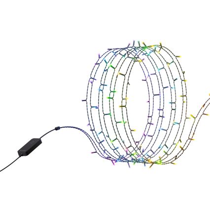 Nanoleaf - LED RGBW Āra Ziemassvētku virtene ESSENTIALS 250xLED 2x10m 2700-6500K Wi-Fi IP44