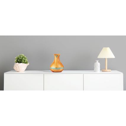 LED RGBW Aromātiskais difuzors un gaisa mitrinātājs LED/230V 500 ml Wi-Fi + tālvadības pults