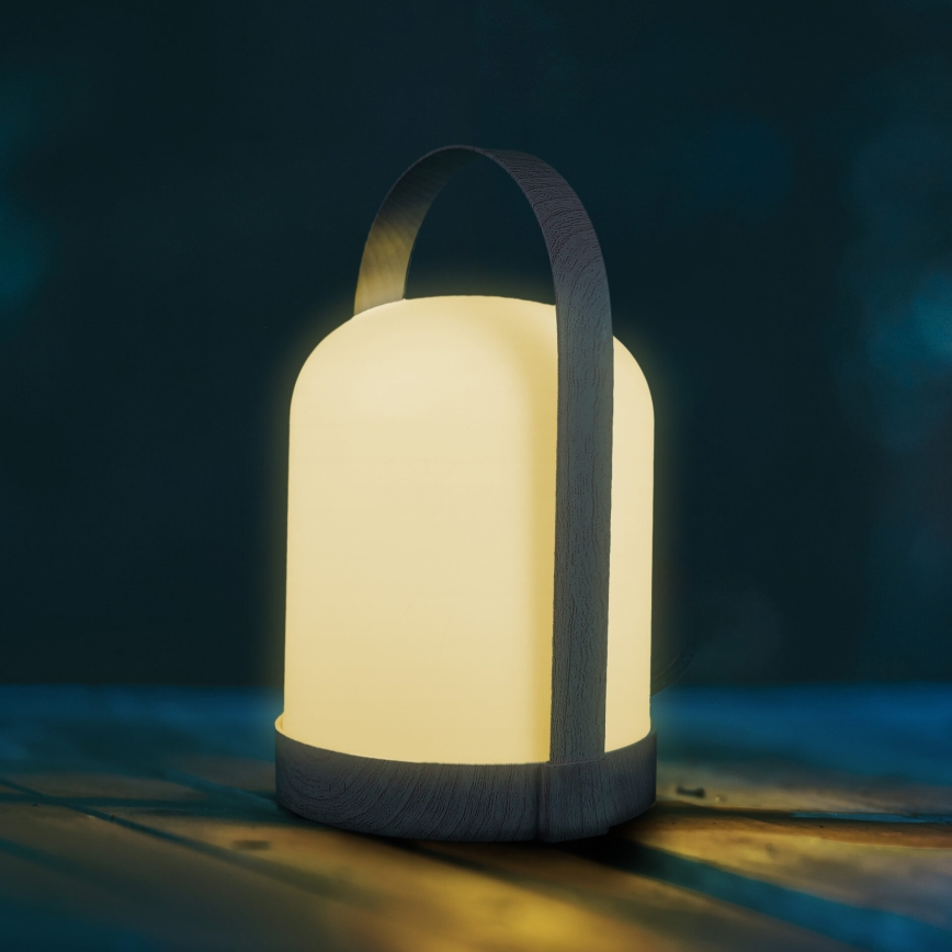 LED RGBW dekoratīvā galda lampa MINORKA LED/0,3W/4,5V 3xAA