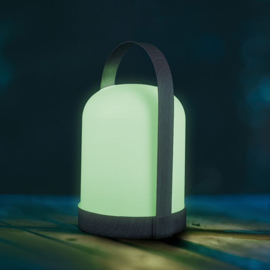 LED RGBW dekoratīvā galda lampa MINORKA LED/0,3W/4,5V 3xAA