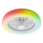 LED RGBW dimējamā griestu lampa ar ventilatoru ZAMBIA LED/24W/230V 3000-6500K balta + tālvadība