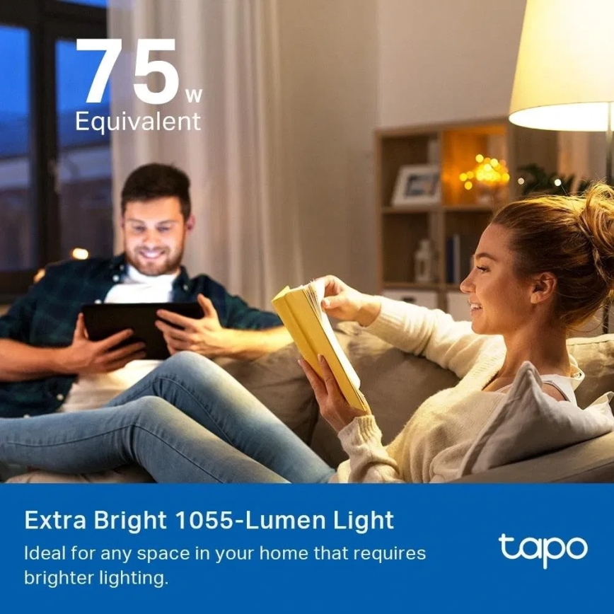 LED RGBW regulējama spuldze MATTER A60 E27/8,6W/230V 2500-6500K Wi-Fi - TP-Link