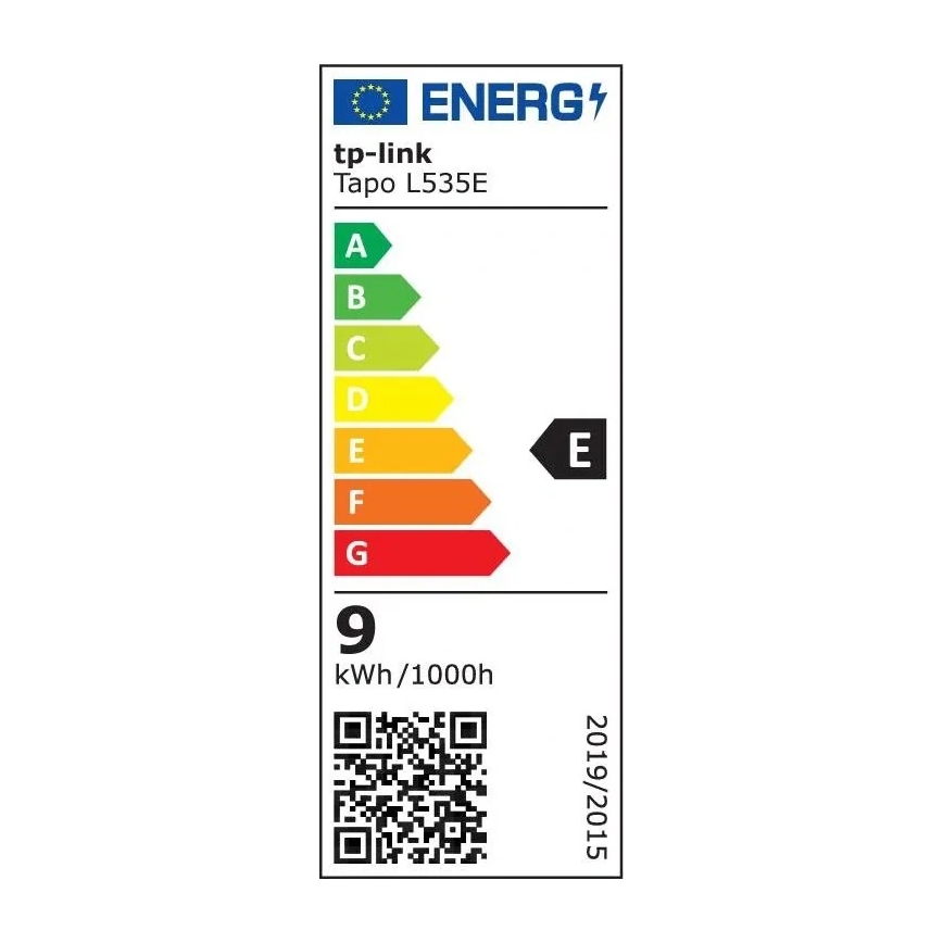 LED RGBW regulējama spuldze MATTER A60 E27/8,6W/230V 2500-6500K Wi-Fi - TP-Link