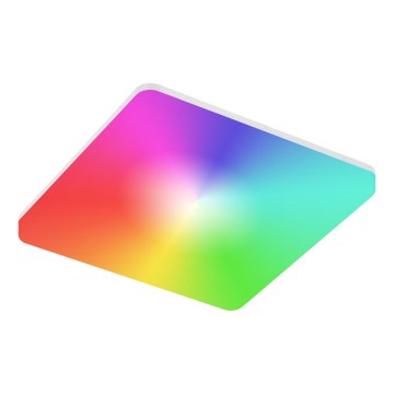 LED RGBW dimējama vannas istabas griestu lampa LED/24W/230V 3000-6500K 33x33 cm IP54 balta Wi-Fi
