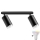 LED RGBW Dimējams vannas istabas gaismeklis TURYN 2xGU10/6,5W/230V 2700-6500K Wi-Fi IP44 melns