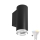 LED RGBW dimējams vannas istabas sienas gaismeklis TURYN 1xGU10/4,8W/230V 3000K IP44 melns + tālvadības pults