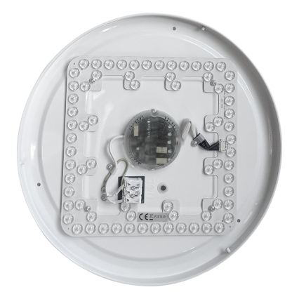 LED RGBW dimējama griestu lampa MELO, LED 36 W / 230 V, 3000–6000 K, diametrs 39 cm, balta + tālvadības pults