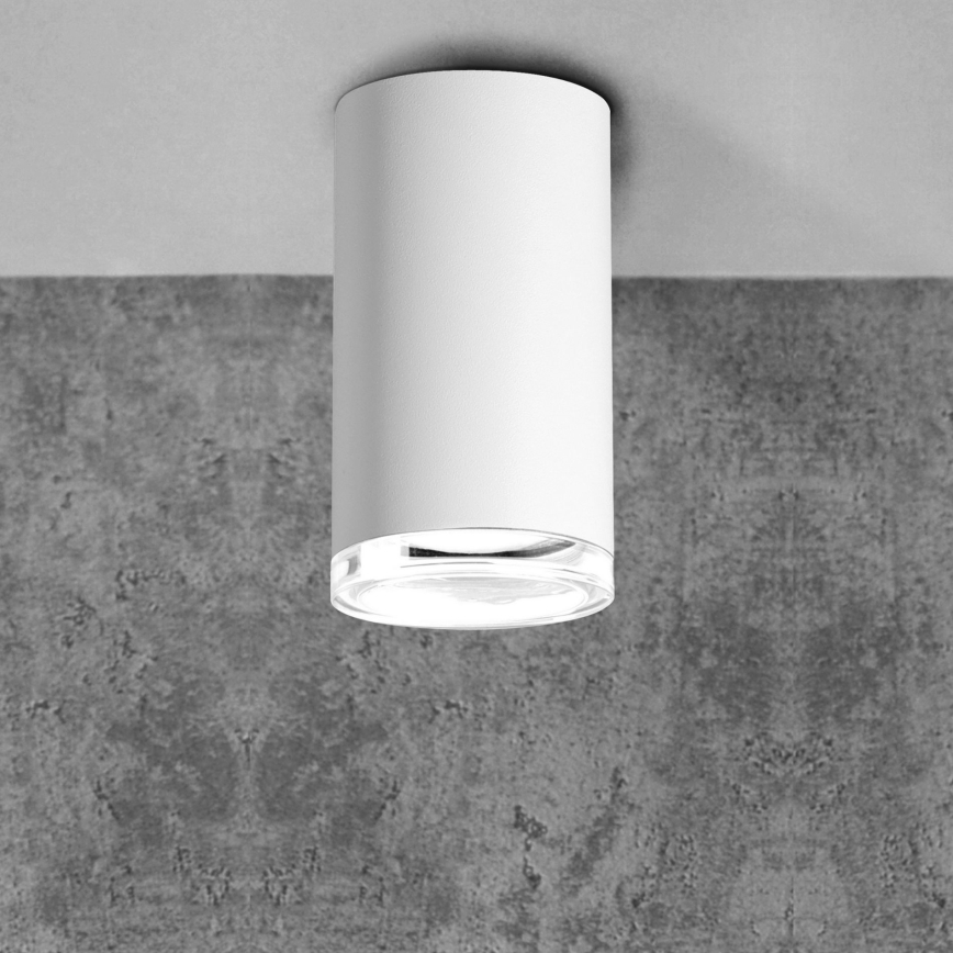 LED RGBW aptumšojams vannasistabas punktgaismeklis TURYN 1xGU10/4,8W/230V 3000K IP44 balts + tālvadības pults