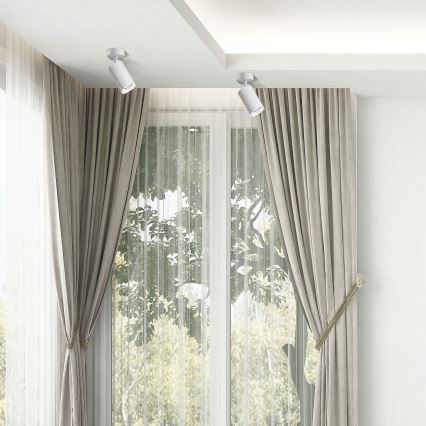 LED RGBW regulējams vannas istabas spot gaismeklis TURYN 1xGU10/6,5W/230V 2700-6500K Wi-Fi IP44 balts