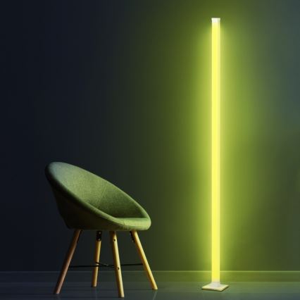 LED RGBW Aptumšojama grīdas stāvlampa MAGICAL LED/7W/230V + tālvadības pults