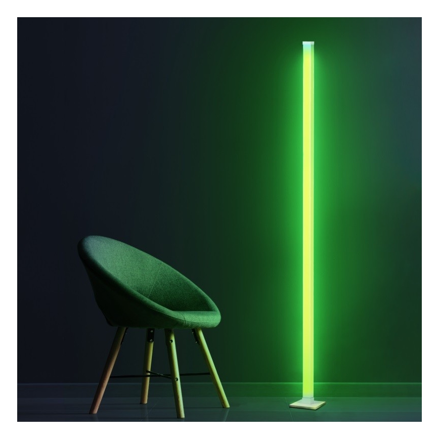 LED RGBW Aptumšojama grīdas stāvlampa MAGICAL LED/7W/230V + tālvadības pults
